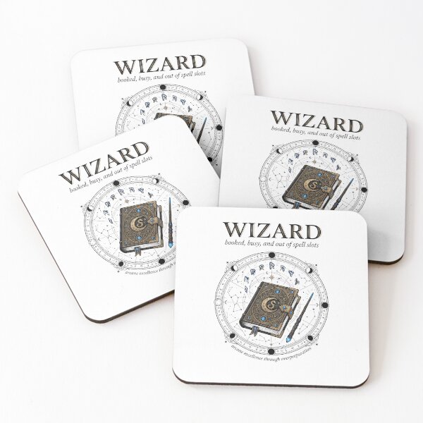Item preview, Wizard Booked Busy And Out Of Spell Slots designed and sold by Fenay Designs.