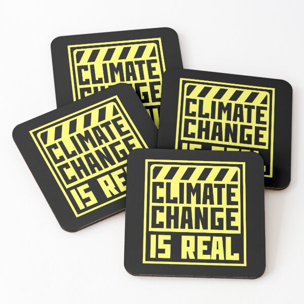 Item preview, Climate Change Is Real Bold Statement Science Quote designed and sold by shirt-o-mat.