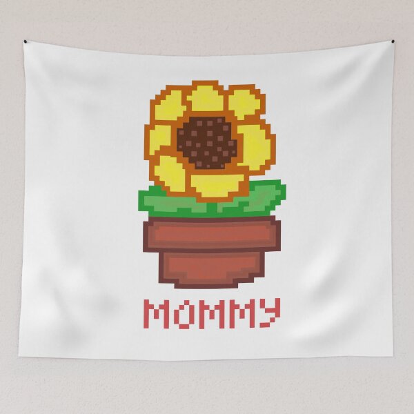 Item preview, Pixel Sunflower Mommy Gift Cute Retro 8 Bit Flower Mother Day Design designed and sold by Teenidesign .