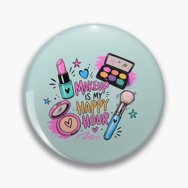 Item preview, Color Your Mood – Fun Makeup Cartoon Aesthetic T-Shirt designed and sold by Aimetoi.
