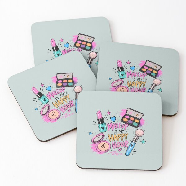 Item preview, Color Your Mood – Fun Makeup Cartoon Aesthetic T-Shirt designed and sold by Aimetoi.