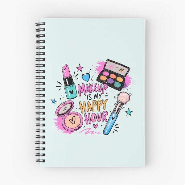 Item preview, Color Your Mood – Fun Makeup Cartoon Aesthetic T-Shirt designed and sold by Aimetoi.