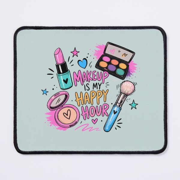 Item preview, Color Your Mood – Fun Makeup Cartoon Aesthetic T-Shirt designed and sold by Aimetoi.