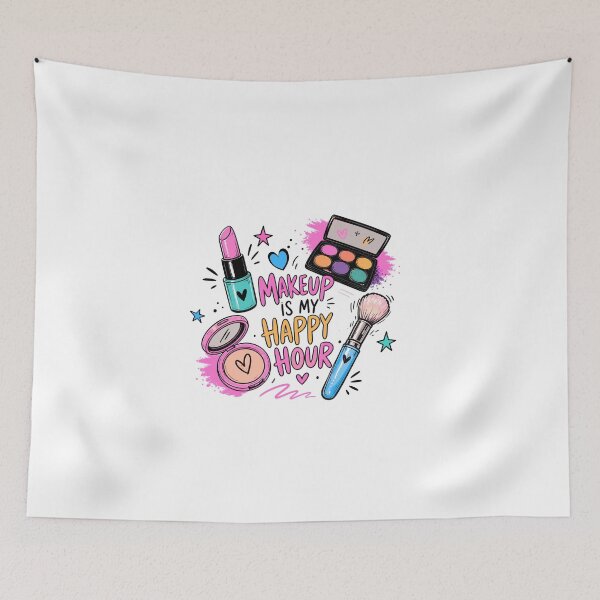 Item preview, Color Your Mood – Fun Makeup Cartoon Aesthetic T-Shirt designed and sold by Aimetoi.