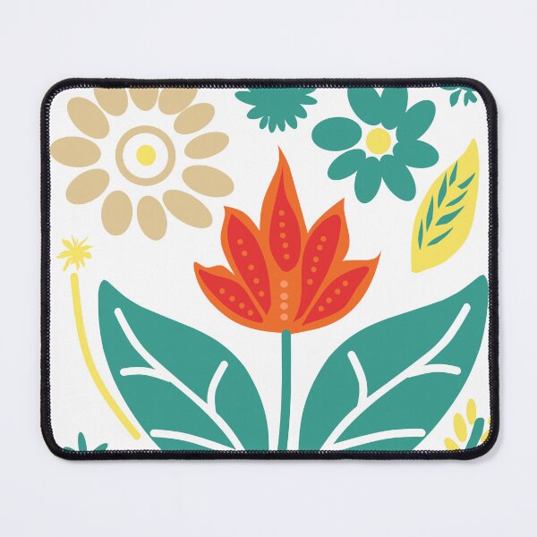 Item preview, Retro Floral Botanical Pattern designed and sold by ZwoToopia.