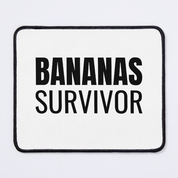 Item preview, Bananas Survivor (Black) designed and sold by ShipCrewNation.