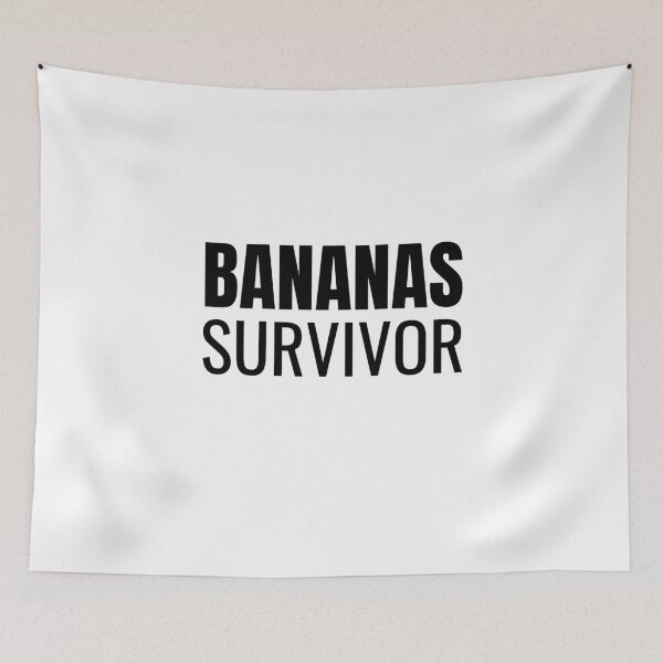 Item preview, Bananas Survivor (Black) designed and sold by ShipCrewNation.