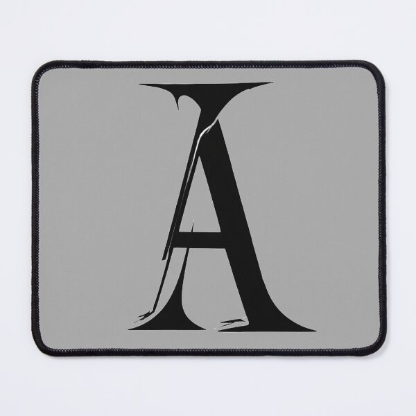 Item preview, Aggressive Dark Typography Initial A Art designed and sold by Digital Design Art.