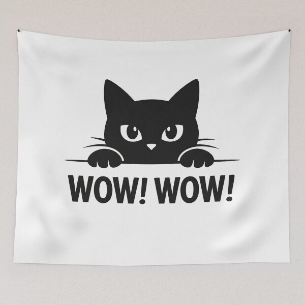 Item preview, Peeking Wow Wow Black Cat - Surprise Peeker designed and sold by Owcomm.