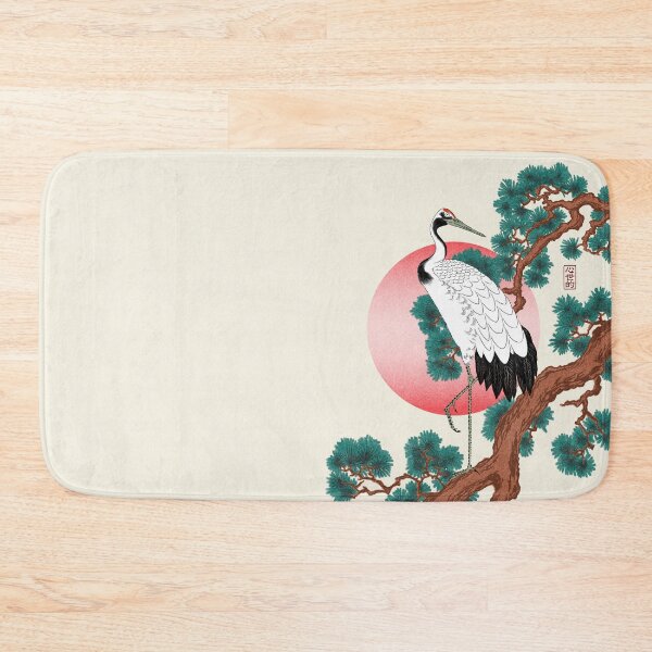 Item preview, Crane on a pine branch designed and sold by Syntetyc.