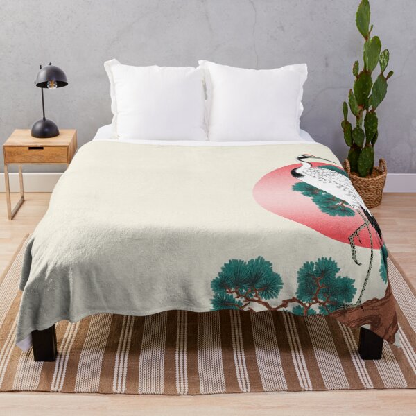 Item preview, Crane on a pine branch designed and sold by Syntetyc.