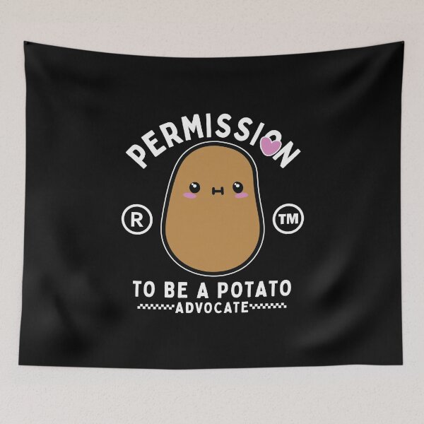 Item preview, Permission to be a potato designed and sold by Peerless-Prime.