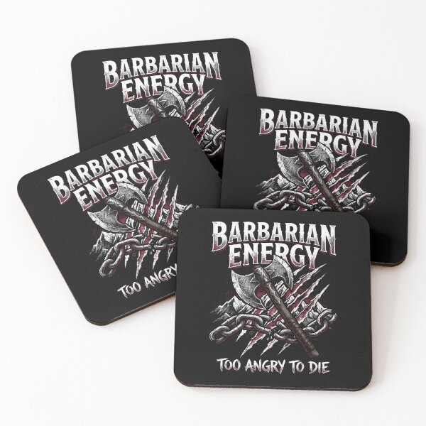 Item preview, Barbarian Energy Too Angry To Die designed and sold by Fenay Designs.