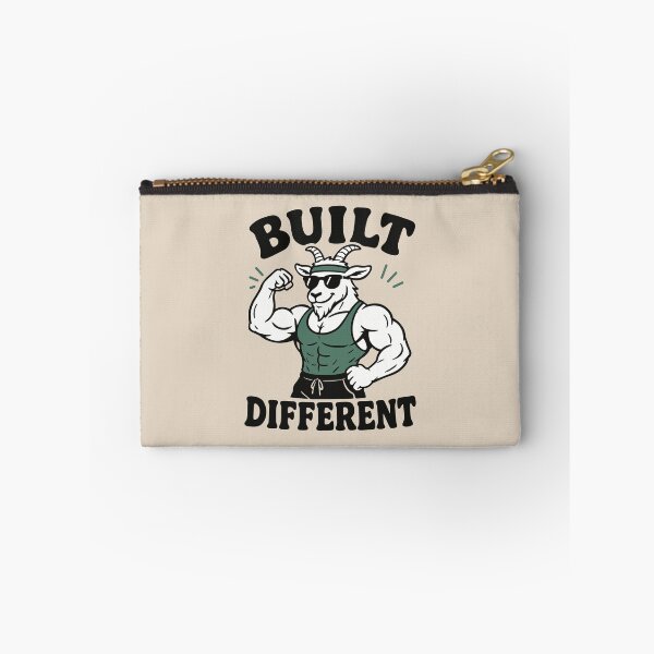 Item preview, Built Different Goat Simulator Fitness designed and sold by ChunkByChunk.