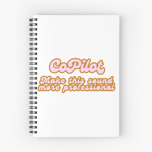 Item preview, CoPilot: Make This Sound More Professional - Spring Vibes designed and sold by AiHumorArtShop.