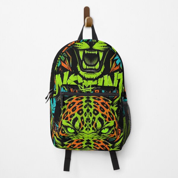 Item preview, Neon Jaguar Instinto Streetwear Graphic Tee – Brazilian Urban Jungle Art Shirt designed and sold by JonelCrafts.