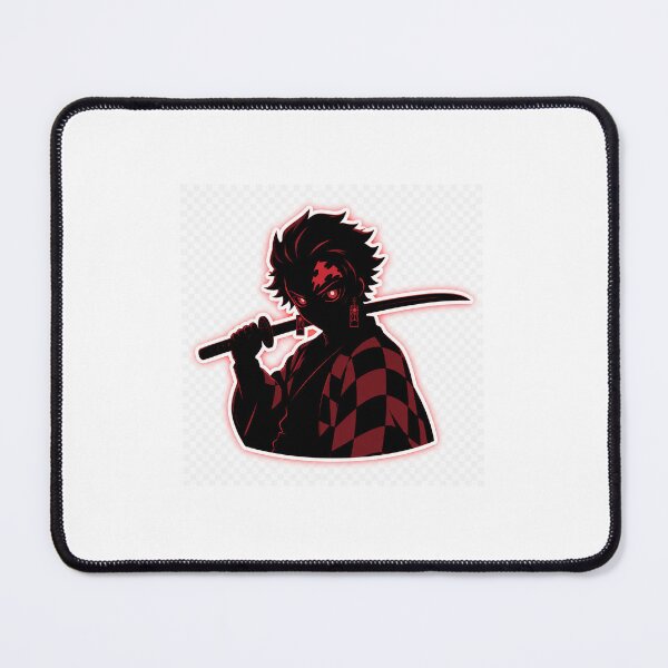 Item preview, Vengeful Demon Hunter: Minimalist Anime Art designed and sold by ZenOtaku Lab.