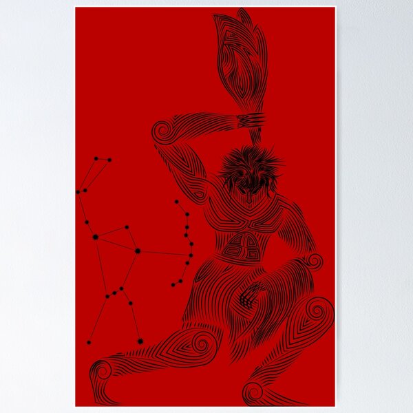 Item preview, Orion Constellation Hunter Black Minimalist Line Art designed and sold by JAMerArc.