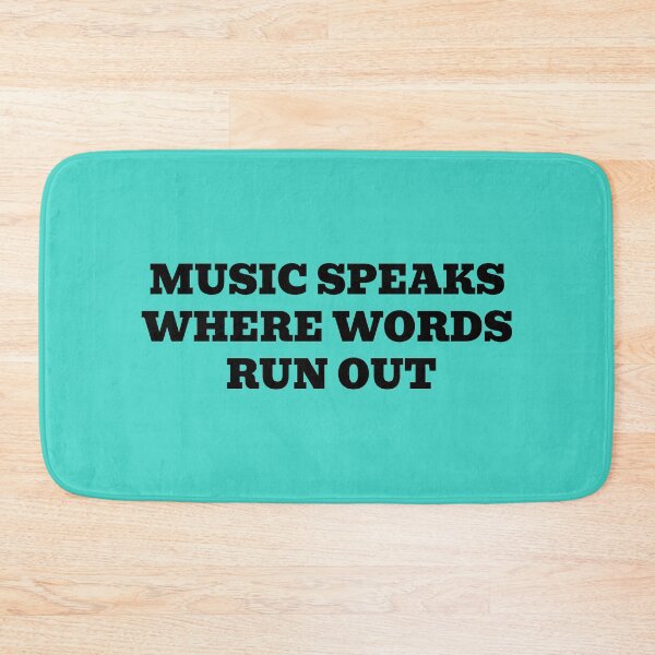 Item preview, Music Speaks Where Words Run Out designed and sold by WakeNBake-Tees.