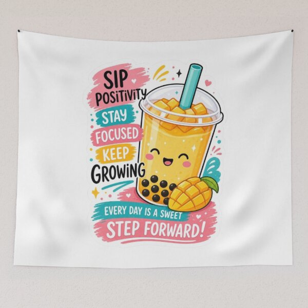 Item preview, Cute Kawaii Bubble Tea Boba Sticker designed and sold by Chromatic Artistry.