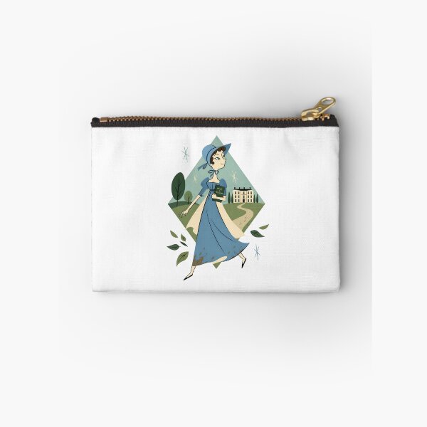 Item preview, Pride and Prejudice Blue Regency Lady Book Lover designed and sold by Fenay Designs.
