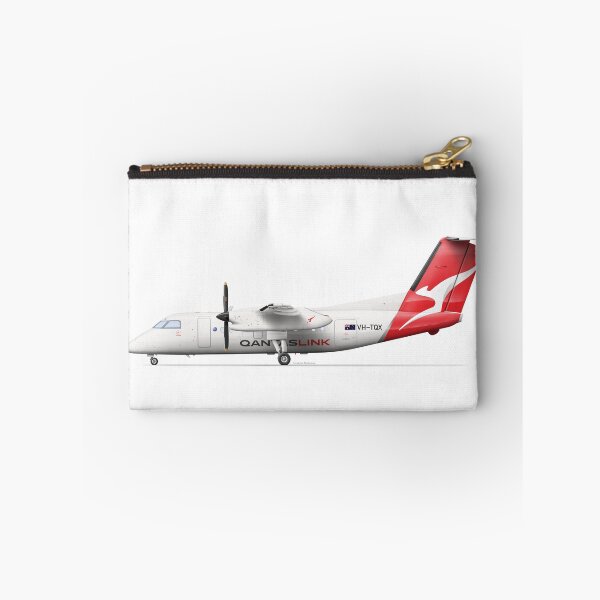 Item preview, DHC DASH 8 202 VH-TQX QANTASLINK 2023 designed and sold by Grubby Fingers Aircraft Illustration.