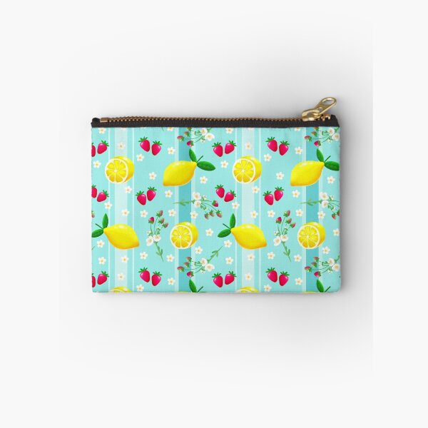 Item preview, Juicy Lemons and Strawberries, Floral pattern designed and sold by Lone Jensen.