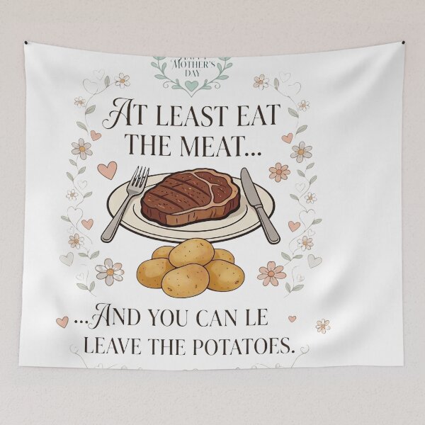 Item preview, Funny Mother’s Day Shirt - Polish Mom Quote - At Least Eat The Meat designed and sold by MaliceInWonderland.