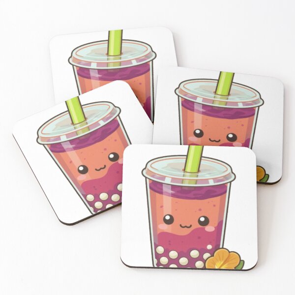 Item preview, Cute Kawaii Bubble Tea Boba Sticker designed and sold by Chromatic Artistry.