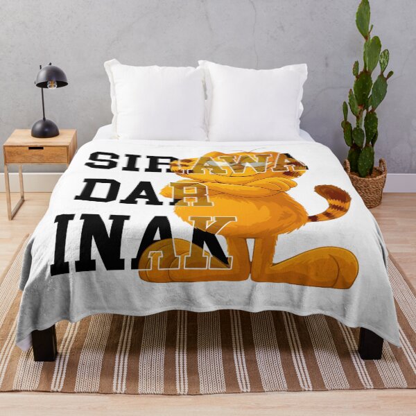 Item preview, Funny Orange Cat Sirwa Dar Inak Varsity Style Humorous Design designed and sold by DesignArtist.ia.