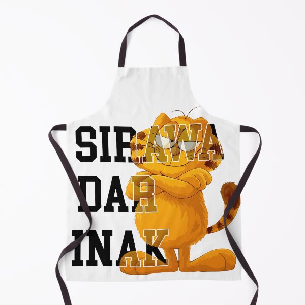 Item preview, Funny Orange Cat Sirwa Dar Inak Varsity Style Humorous Design designed and sold by DesignArtist.ia.