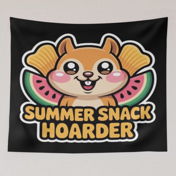 Item preview, Summer Snack Hoarder Kawaii designed and sold by DailySparks.