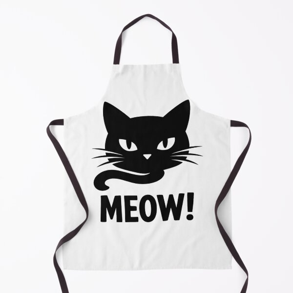Item preview, Spooky Black Cat "MEOW!" Glow Eyes Silhouette designed and sold by Owcomm.