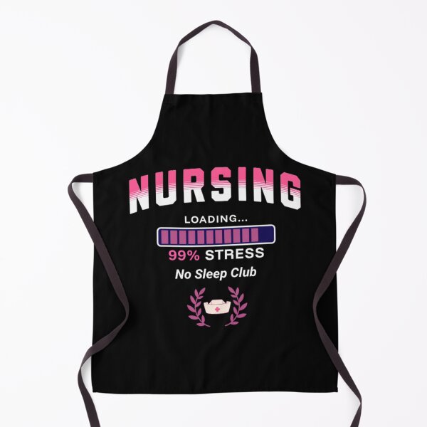 Item preview, Nursing Student Loading 99% Stress Funny Nurse Life No Sleep Club designed and sold by Esoniana Design.