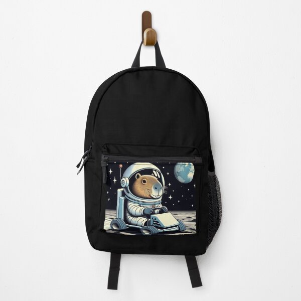 Item preview, Whimsical Capybara in Space – Cosmic Humor designed and sold by Dogandesighn.