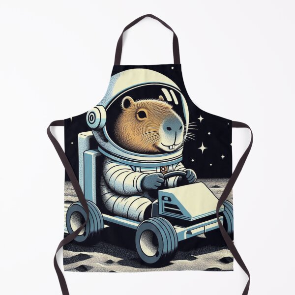 Item preview, Whimsical Capybara in Space – Cosmic Humor designed and sold by Dogandesighn.