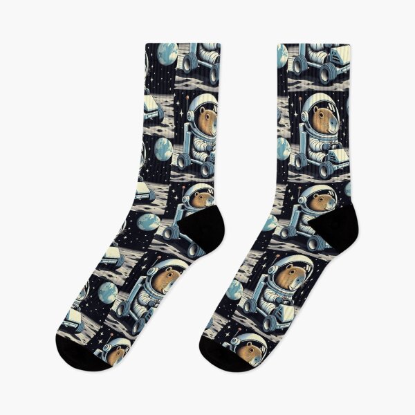 Item preview, Whimsical Capybara in Space – Cosmic Humor designed and sold by Dogandesighn.