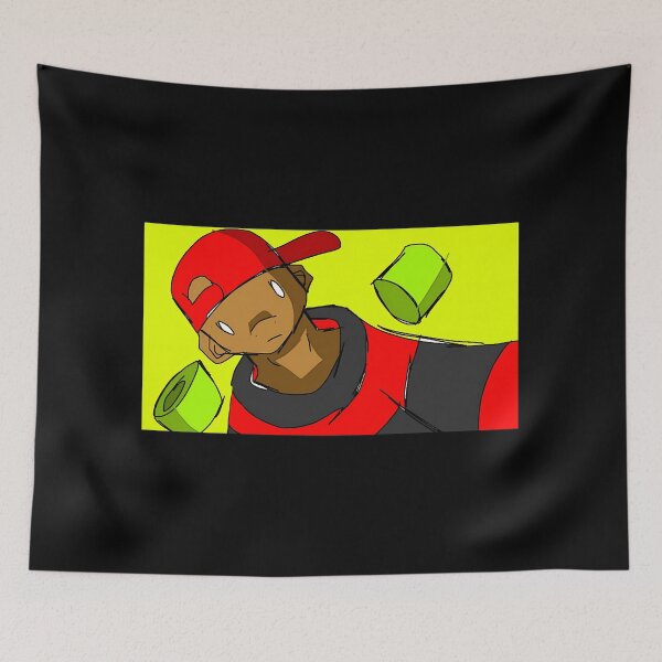 Item preview, Street Style Kid in Red Cap Doodle designed and sold by Baby-Care.