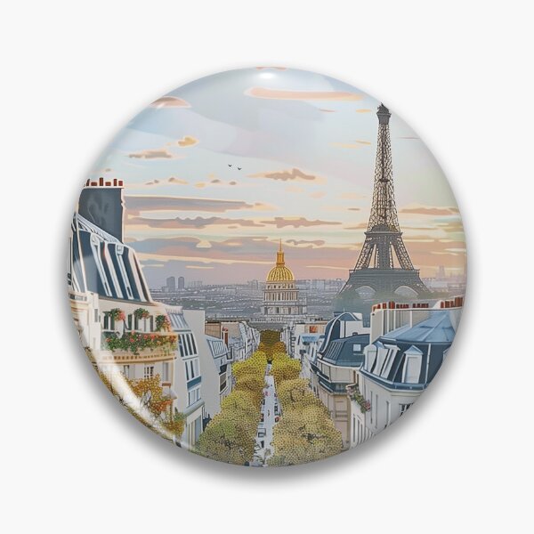 Item preview, Paris Neon Night – Romantic City Aesthetic Prin designed and sold by luciaperezpiris.