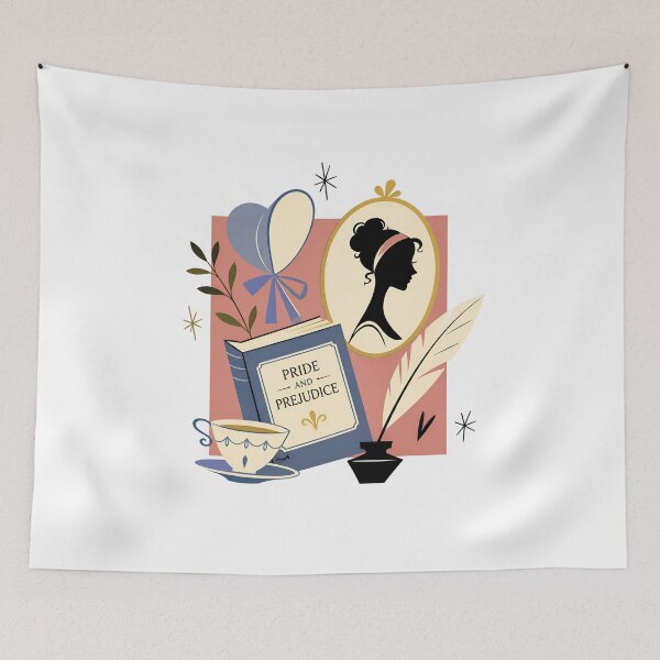Item preview, Pride and Prejudice Book Tea Quill Classic Reader designed and sold by Fenay Designs.