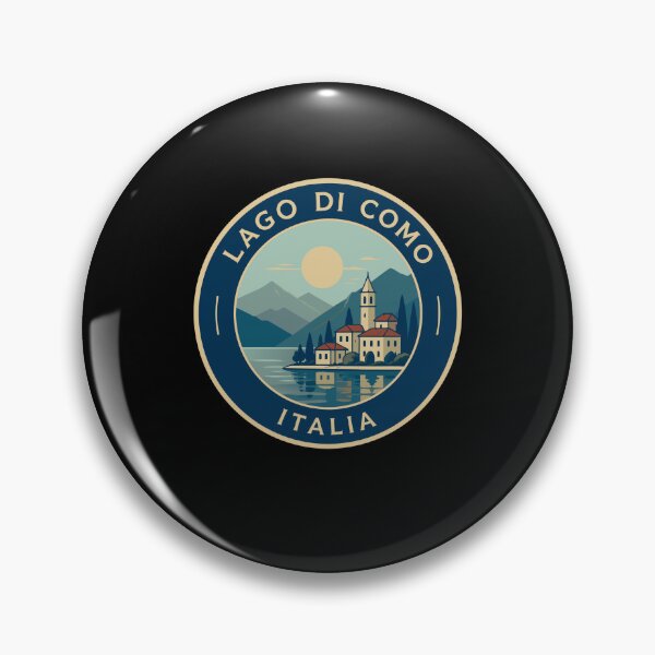 Item preview, Lago di Como Italia Distressed Circle designed and sold by FreeArt2.
