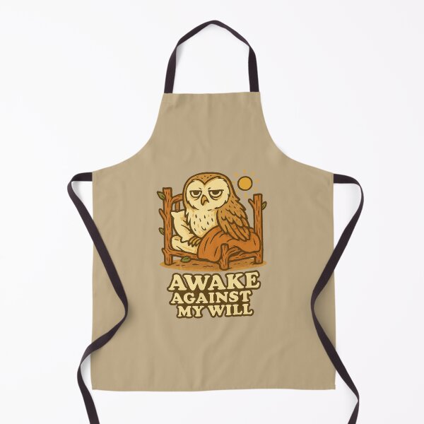 Item preview, Awake Against My Will: Grumpy Owl Design designed and sold by ChirpInc.