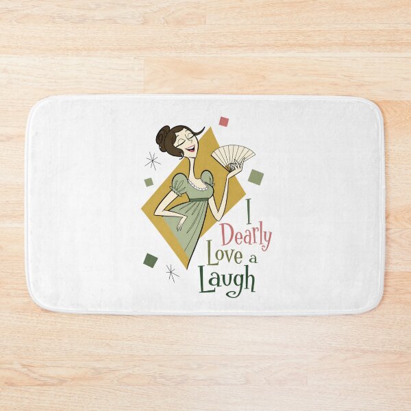 Item preview, I Dearly Love a Laugh Pride and Prejudice Quote designed and sold by Fenay Designs.