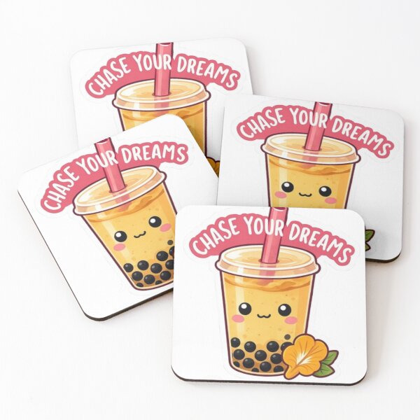 Item preview, Cute Kawaii Bubble Tea Boba Sticker designed and sold by Chromatic Artistry.