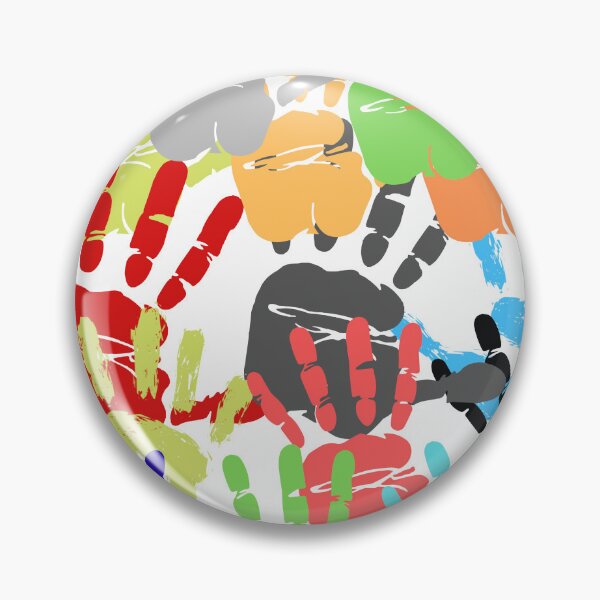 Item preview, Colorful Handprint Art Kids Activity Creative Design designed and sold by Bloomelle Studio.