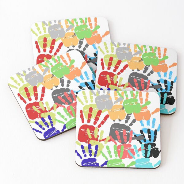 Item preview, Colorful Handprint Art Kids Activity Creative Design designed and sold by Bloomelle Studio.