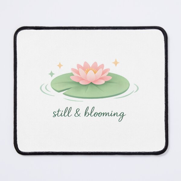 Item preview, pink water lily green lily pad spring designed and sold by Byte-shirt.