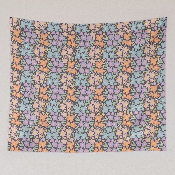 Item preview, Flowers Explosion, Floral pattern designed and sold by Lone Jensen.