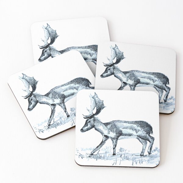 Item preview, Study of a Deer in Motion | Graphite designed and sold by miguelfra.artwork.