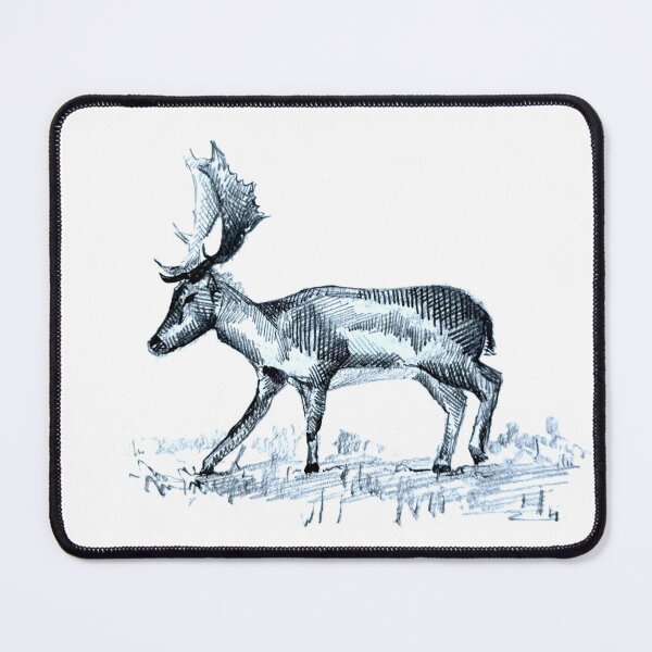 Item preview, Study of a Deer in Motion | Graphite designed and sold by miguelfra.artwork.